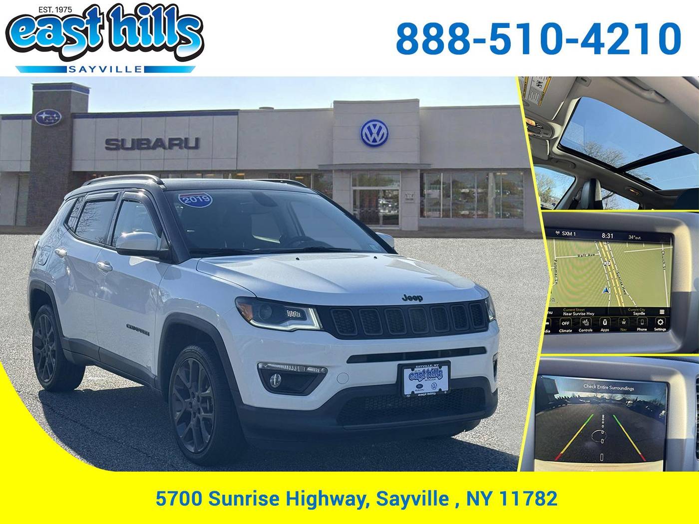 2019 Jeep Compass High Altitude — SUV — 42,622 mi — Sayville, NY
