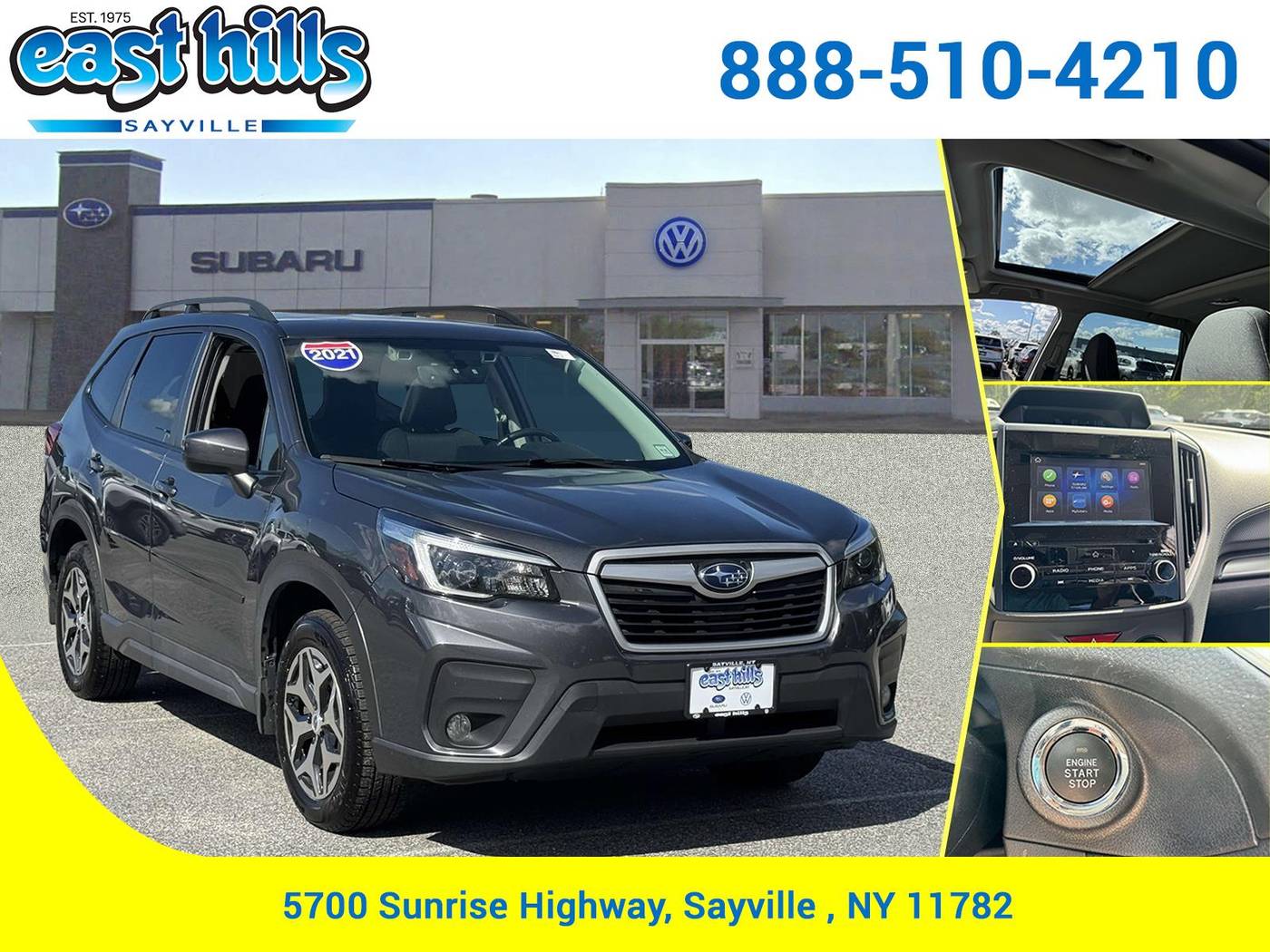 2021 Subaru Forester 2.5i Premium — SUV — 58,986 mi — Sayville, NY