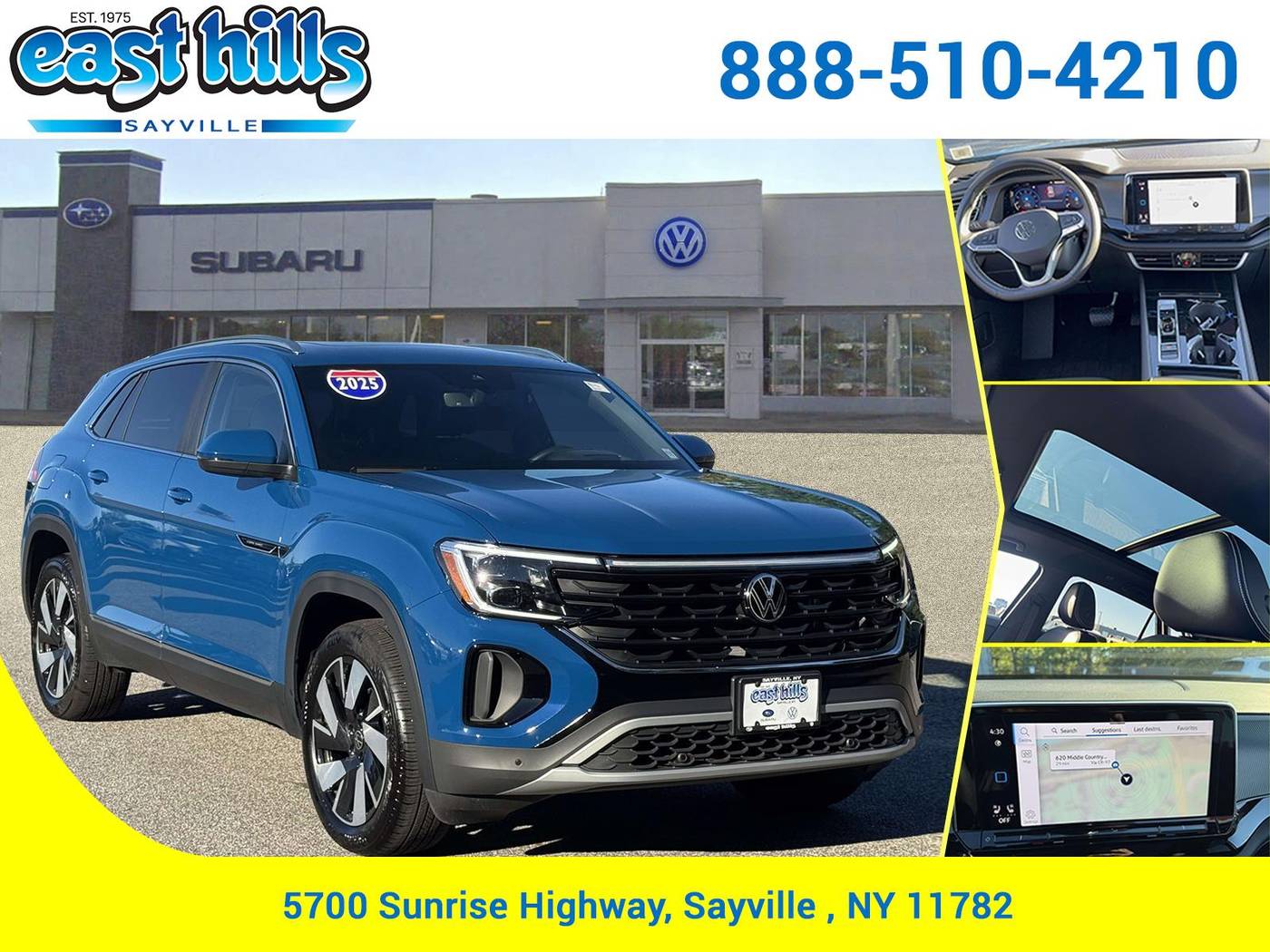 2025 Volkswagen Atlas Cross Sport SEL — SUV — 4,712 mi — Sayville, NY