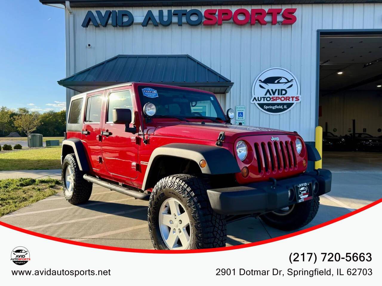 2012 Jeep Wrangler Sport — SUV — 92,805 mi — SPRINGFIELD, IL