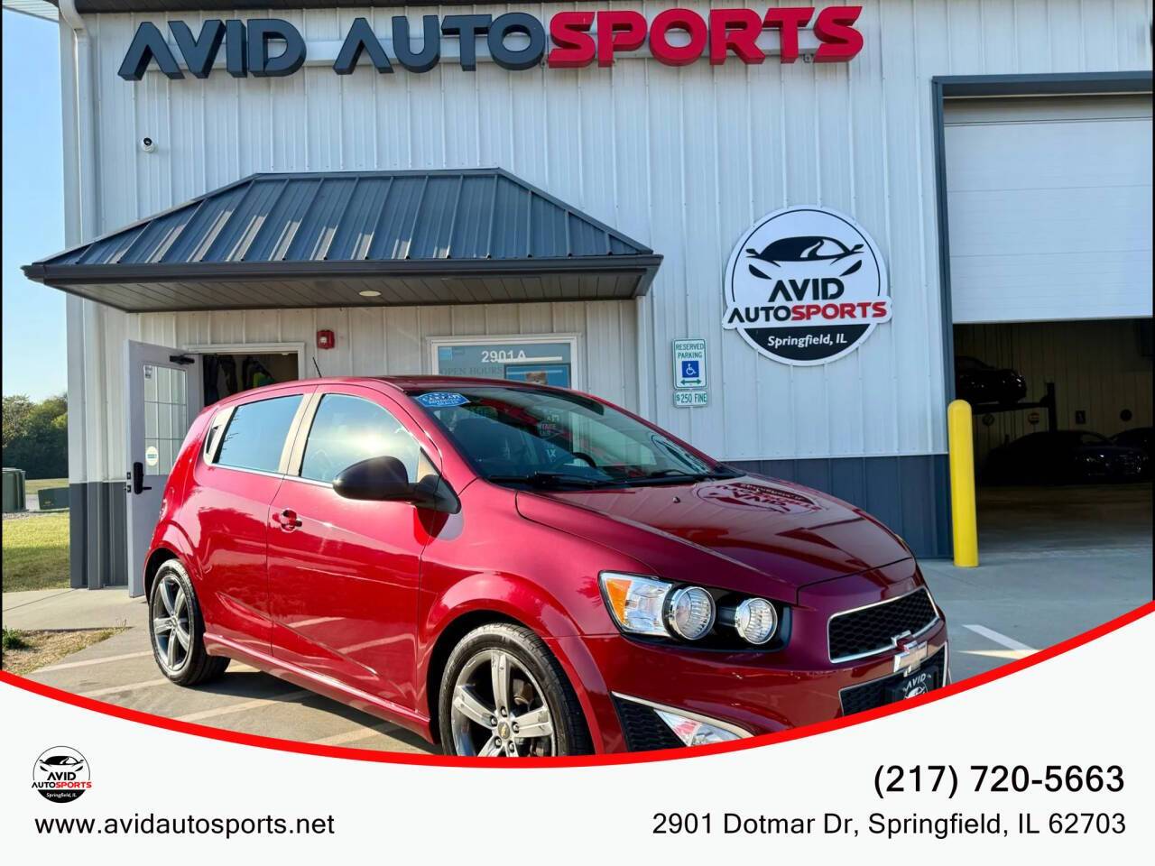 2015 Chevrolet Sonic RS — Hatchback — 91,532 mi — SPRINGFIELD, IL