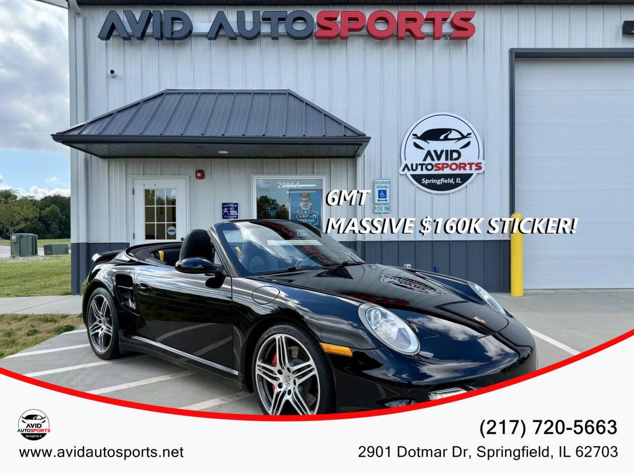 2008 Porsche 911 Turbo — Convertible — 60,597 mi — SPRINGFIELD, IL