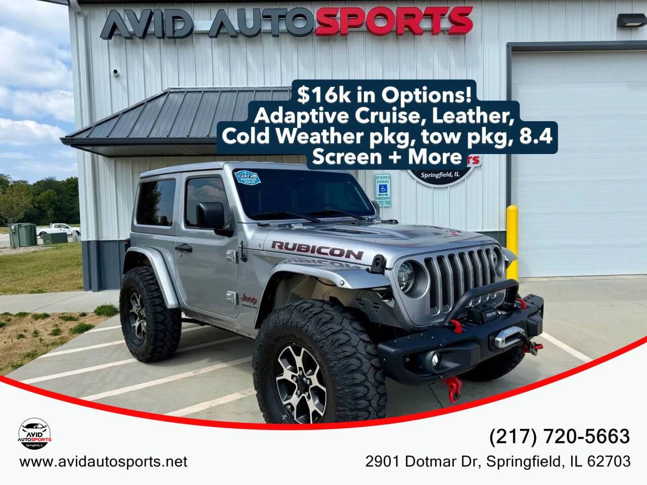 2019 Jeep Wrangler Rubicon — SUV — 62,537 mi — SPRINGFIELD, IL