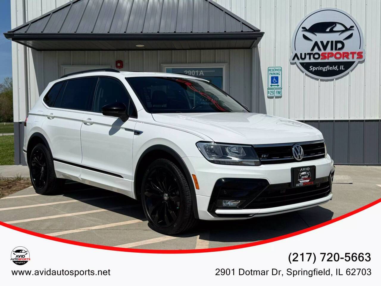 2021 Volkswagen Tiguan SE R-Line Black — SUV — 65,279 mi — SPRINGFIELD, IL