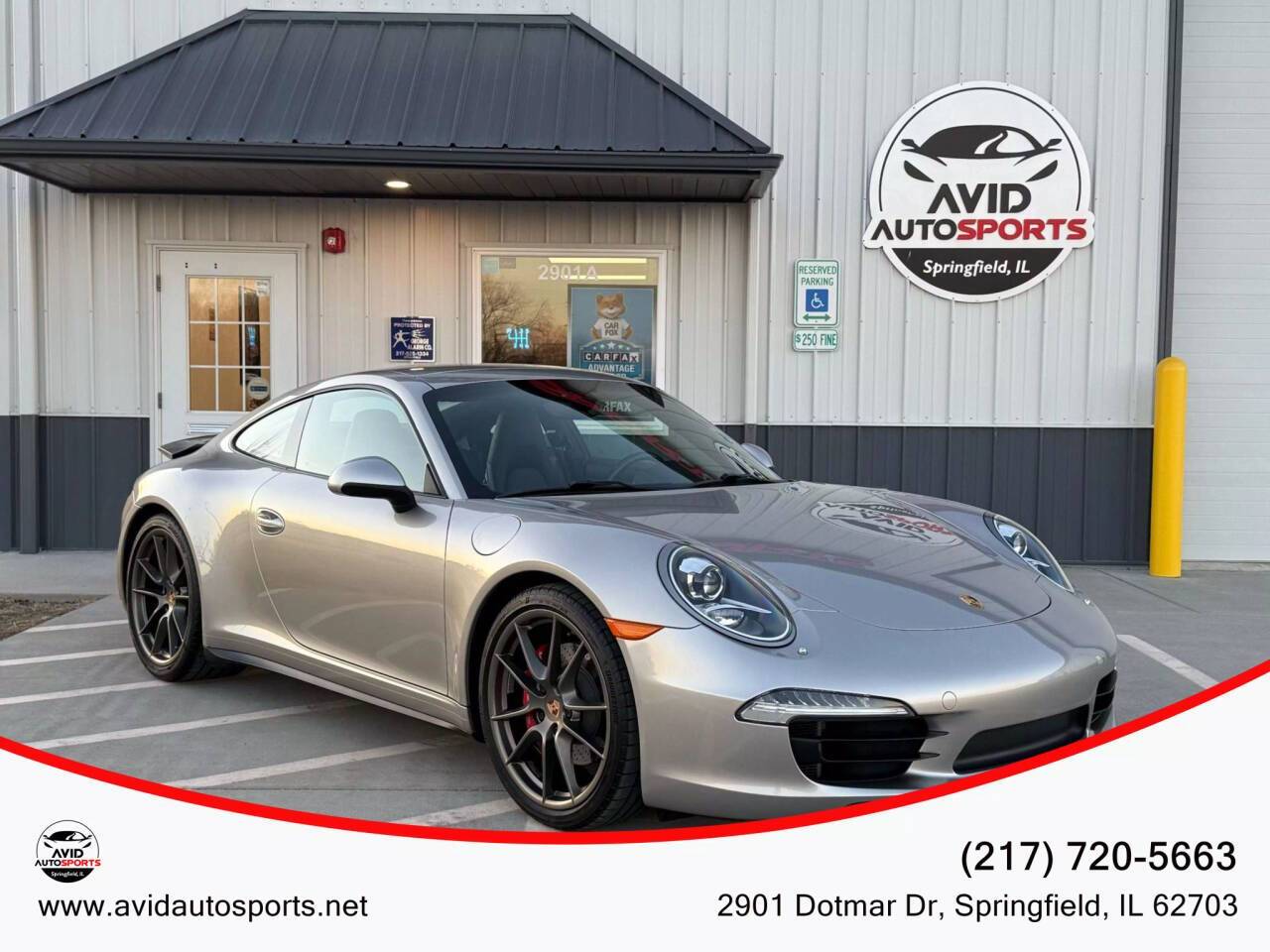 2013 Porsche 911 Carrera 4S — Coupe — 43,276 mi — SPRINGFIELD, IL