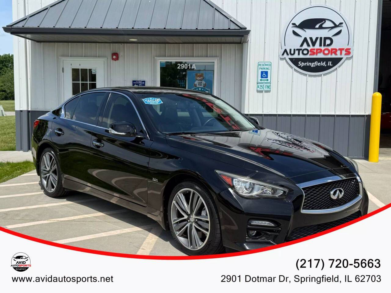 2017 INFINITI Q50 3.0t SPORT — Sedan — 87,544 mi — SPRINGFIELD, IL