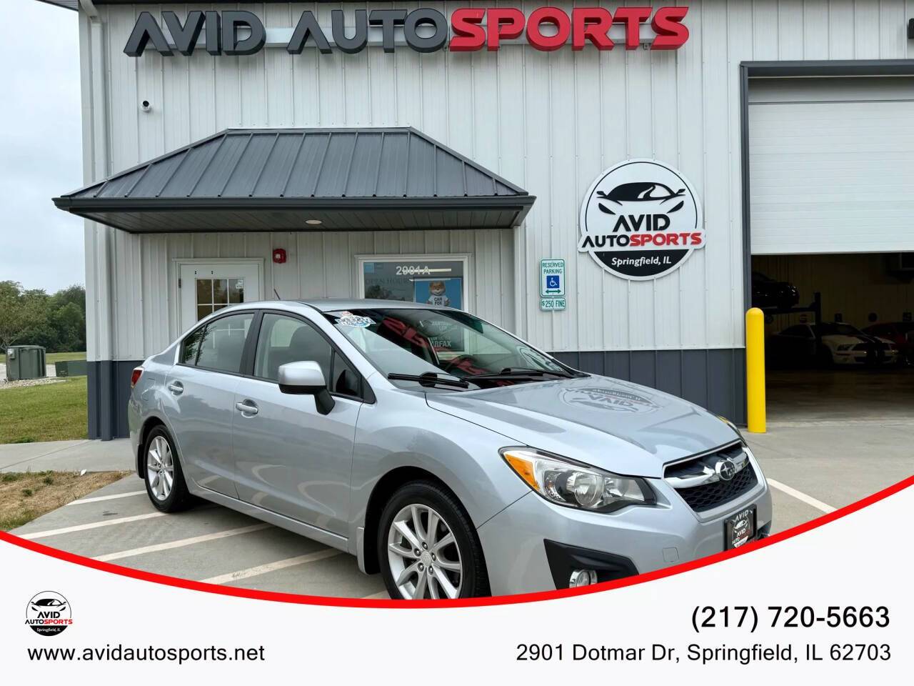 2013 Subaru Impreza 2.0i Premium — Sedan — 72,032 mi — SPRINGFIELD, IL