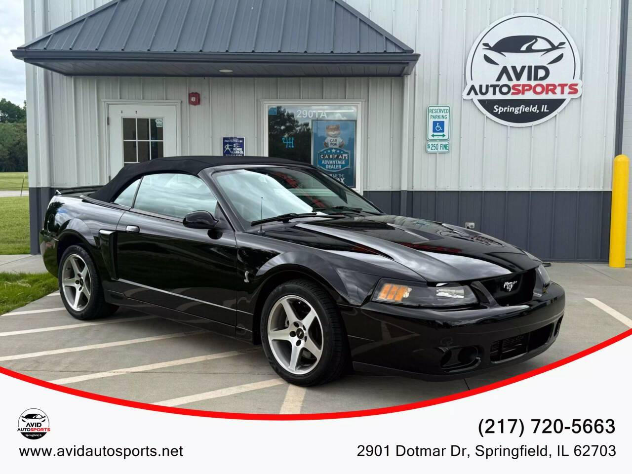 2003 Ford Mustang SVT Cobra — Convertible — 41,618 mi — SPRINGFIELD, IL