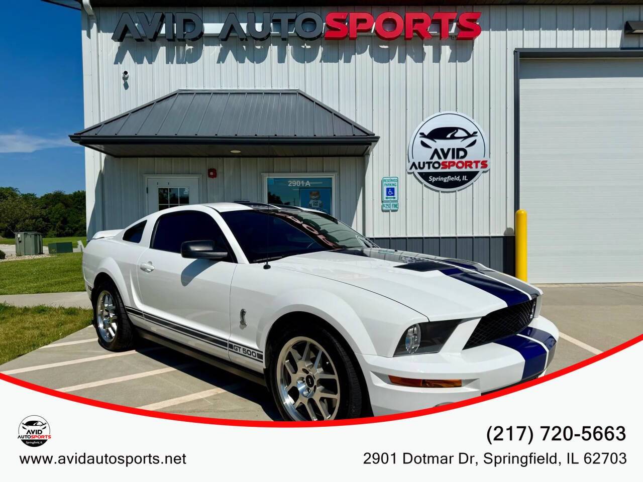 2009 Ford Mustang Shelby GT500 — Coupe — 56,944 mi — SPRINGFIELD, IL