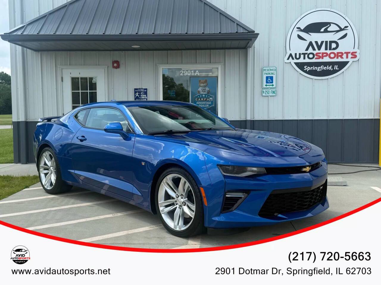 2016 Chevrolet Camaro 2SS — Coupe — 16,037 mi — SPRINGFIELD, IL