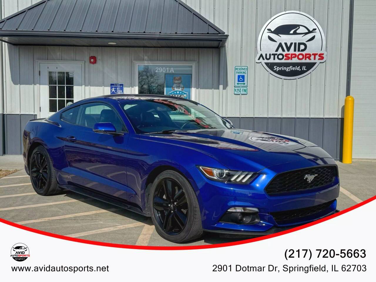 2016 Ford Mustang EcoBoost — Coupe — 21,712 mi — SPRINGFIELD, IL