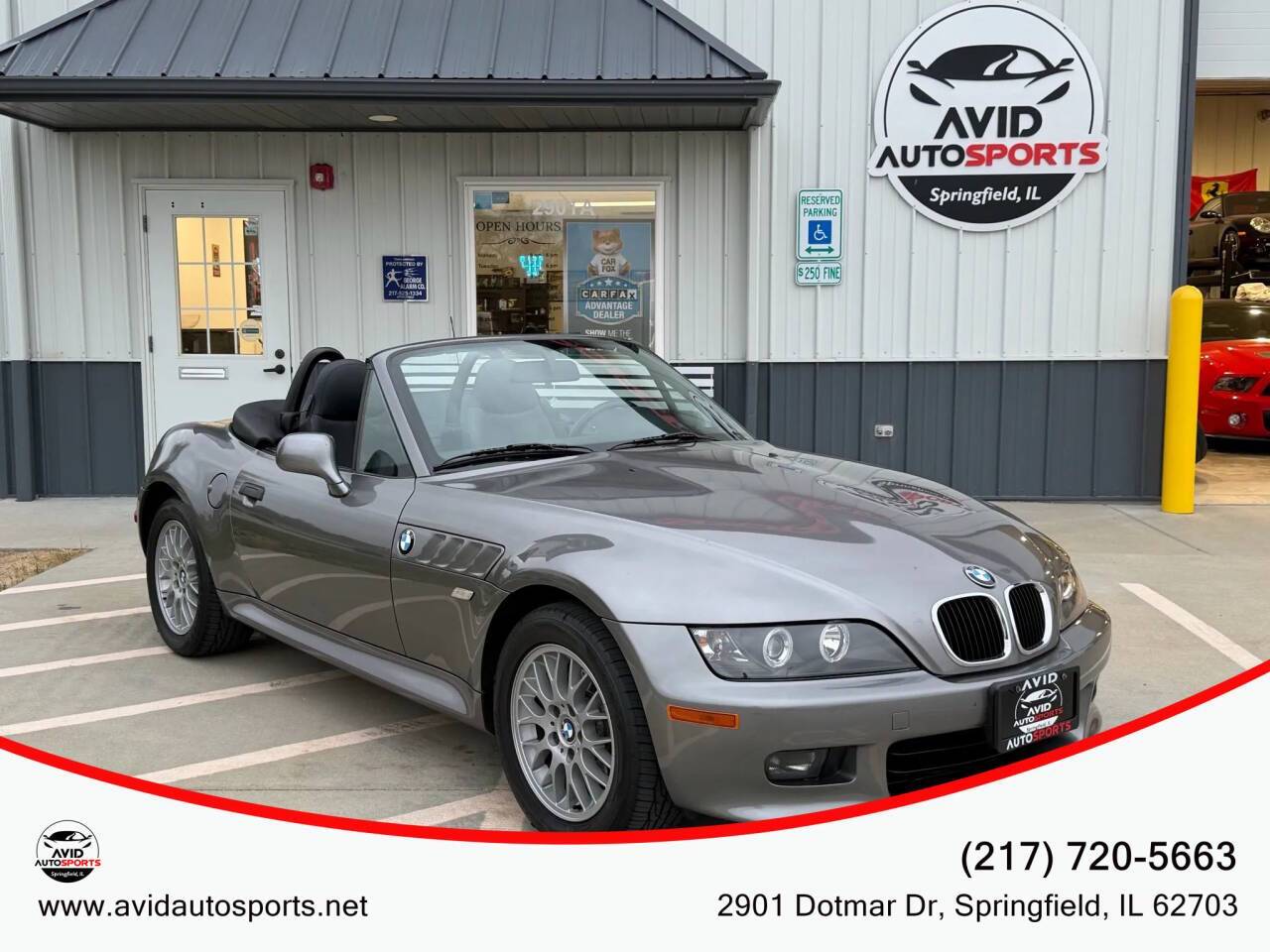 2002 BMW Z3 Roadster 2.5i — Convertible — 66,292 mi — SPRINGFIELD, IL