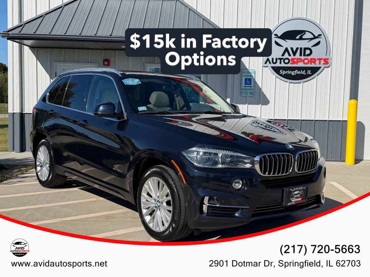 2016 BMW X5 35d — SUV — 86,220 mi — SPRINGFIELD, IL