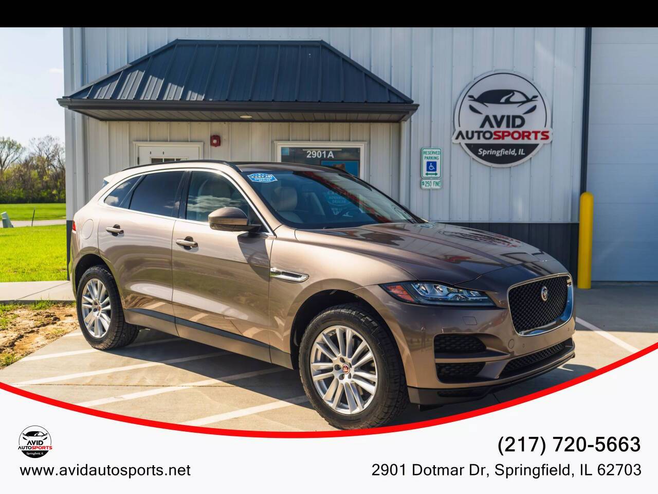 2017 Jaguar F-PACE Prestige — SUV — 72,452 mi — SPRINGFIELD, IL