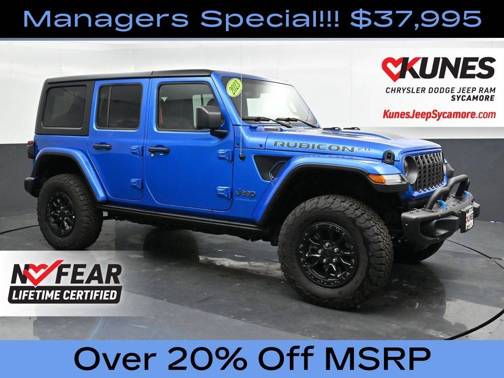 2023 Jeep Wrangler Rubicon 20th Anniversary 4xe — SUV — 4,799 mi — Sycamore, IL
