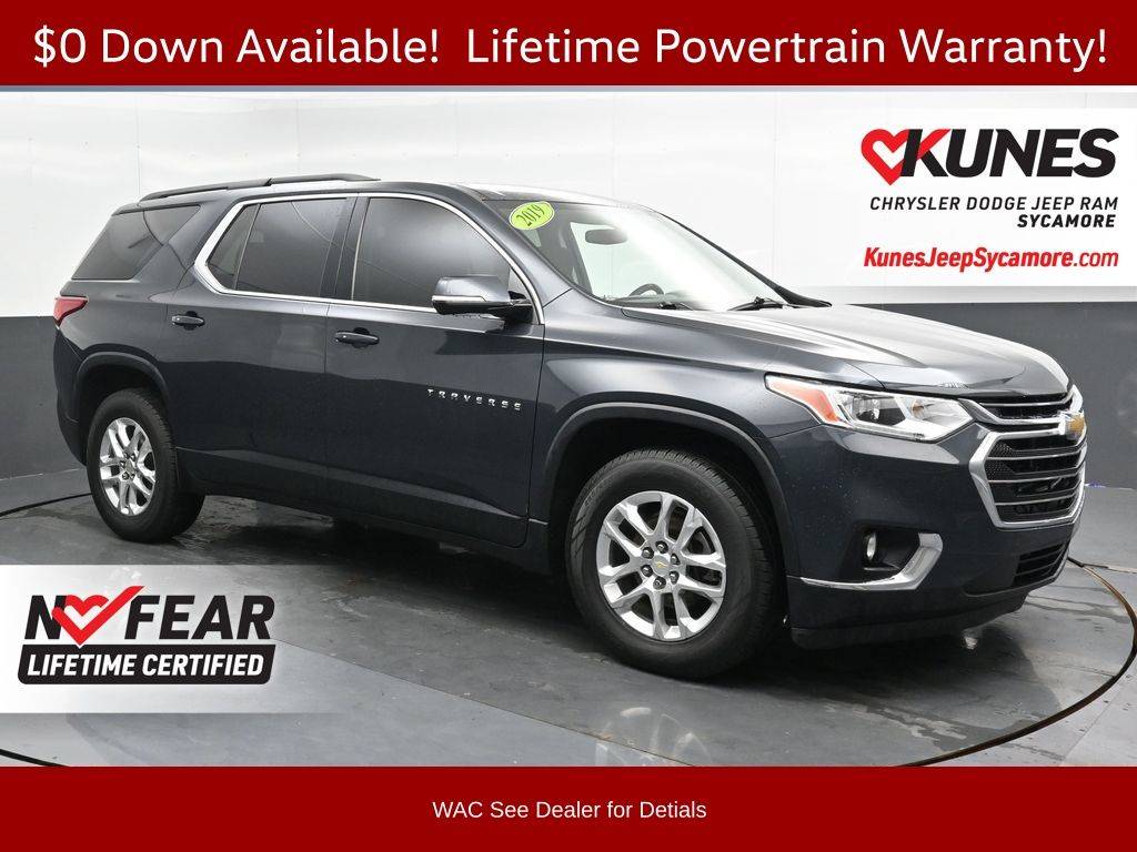 2019 Chevrolet Traverse LT Cloth — SUV — 87,203 mi — Sycamore, IL