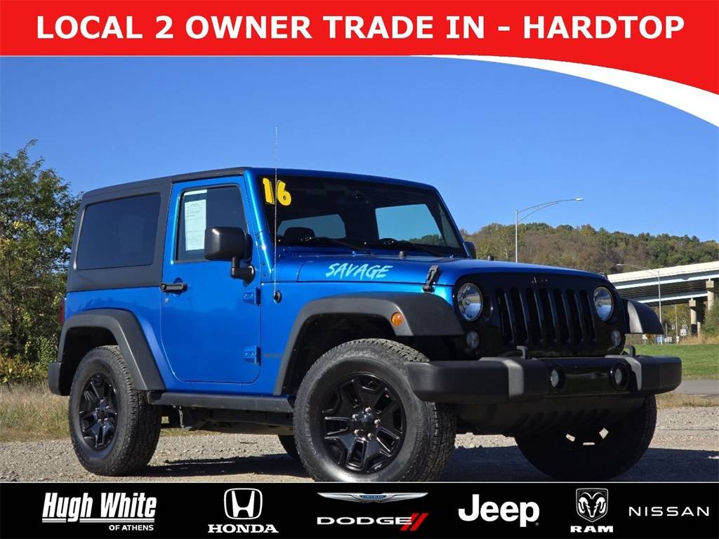 2016 Jeep Wrangler Willys Wheeler — SUV — 105,199 mi — Lancaster, OH