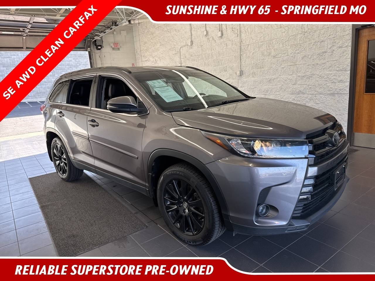 2019 Toyota Highlander SE V6 — SUV — 113,870 mi — Springfield, MO
