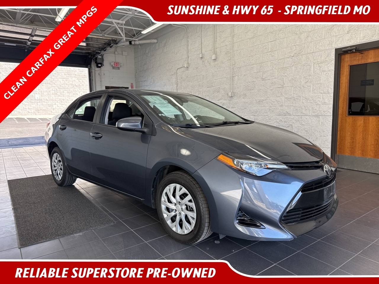 2018 Toyota Corolla LE — Sedan — 62,255 mi — Springfield, MO