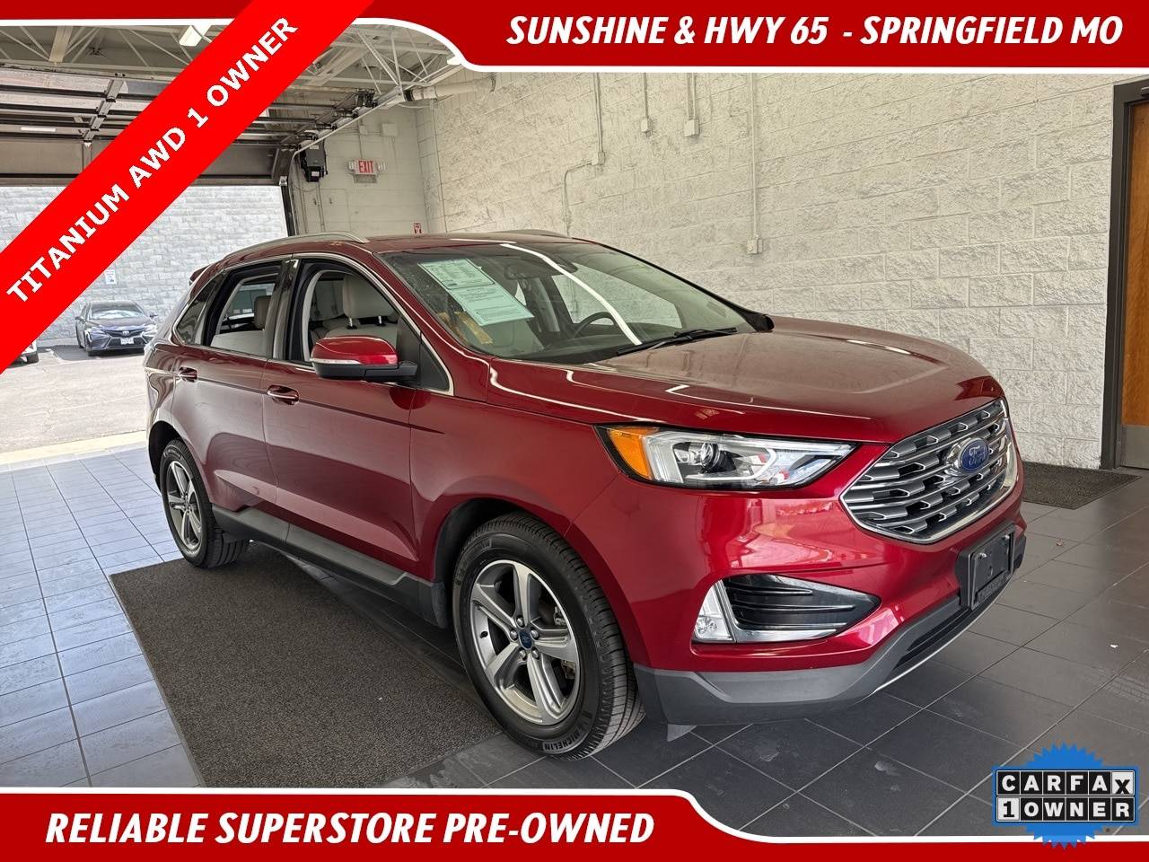 2019 Ford Edge Titanium — SUV — 125,420 mi — Springfield, MO
