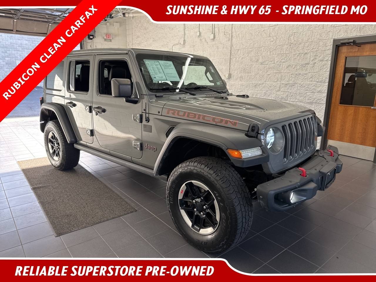 2020 Jeep Wrangler Rubicon — SUV — 55,379 mi — Springfield, MO