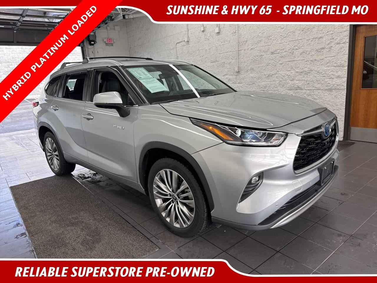 2021 Toyota Highlander Hybrid Platinum — SUV — 53,106 mi — Springfield, MO