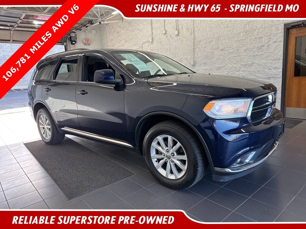 2014 Dodge Durango SXT — SUV — 106,176 mi — Springfield, MO