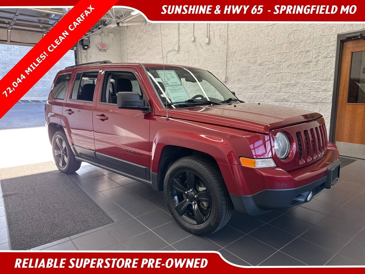 2014 Jeep Patriot Altitude — SUV — 72,015 mi — Springfield, MO