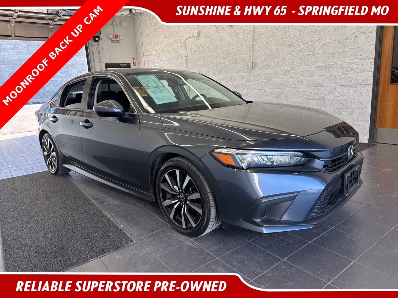 2022 Honda Civic EX — Sedan — 29,020 mi — Springfield, MO