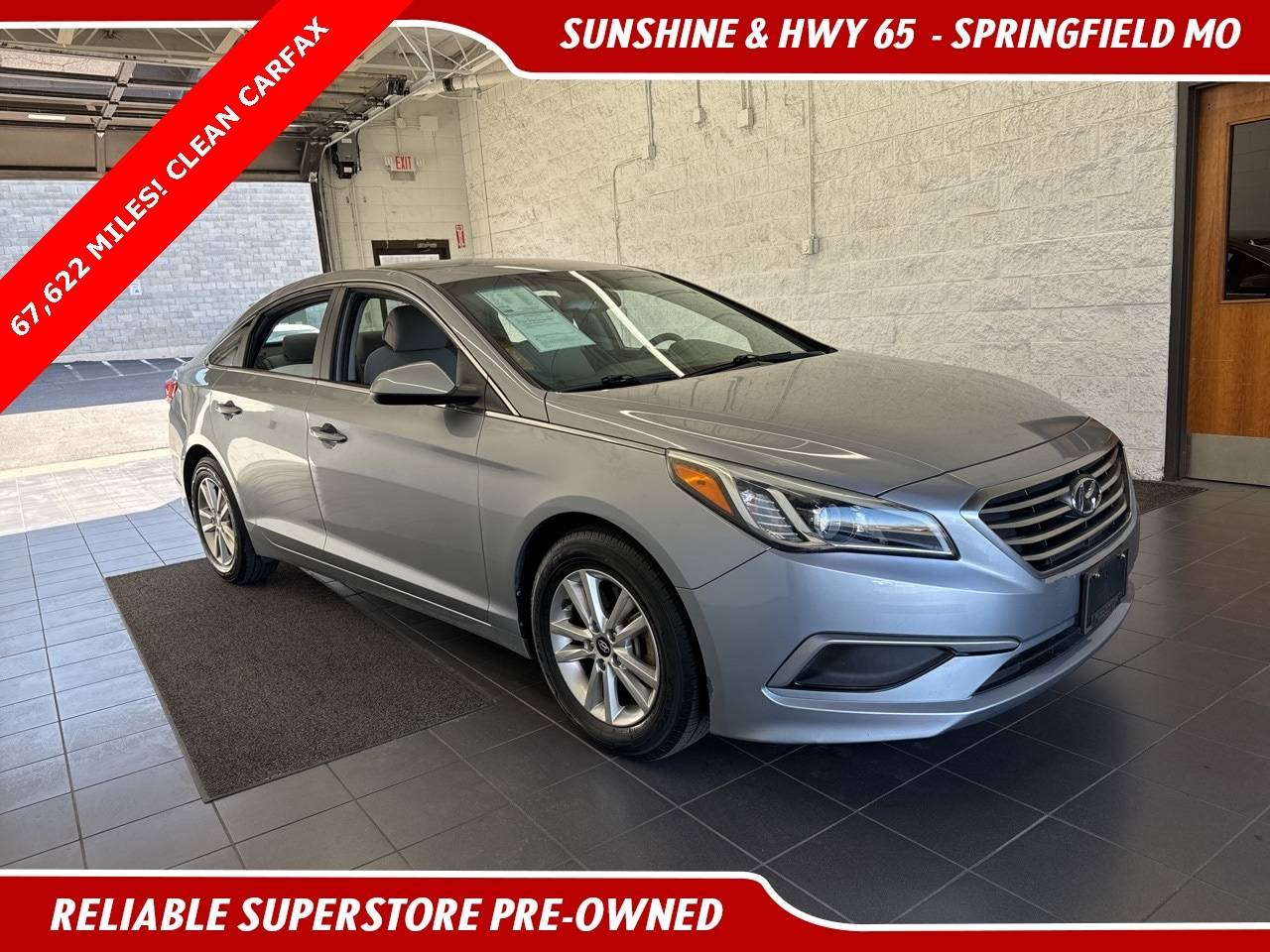 2016 Hyundai Sonata SE — Sedan — 67,622 mi — Springfield, MO