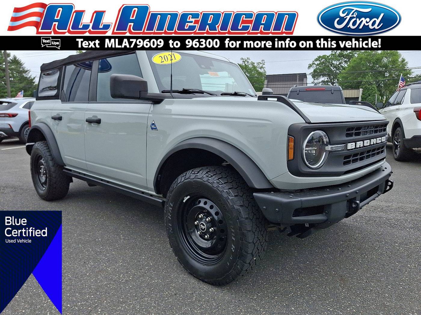 2021 Ford Bronco Black Diamond — SUV — 62,014 mi — Point Pleasant, NJ