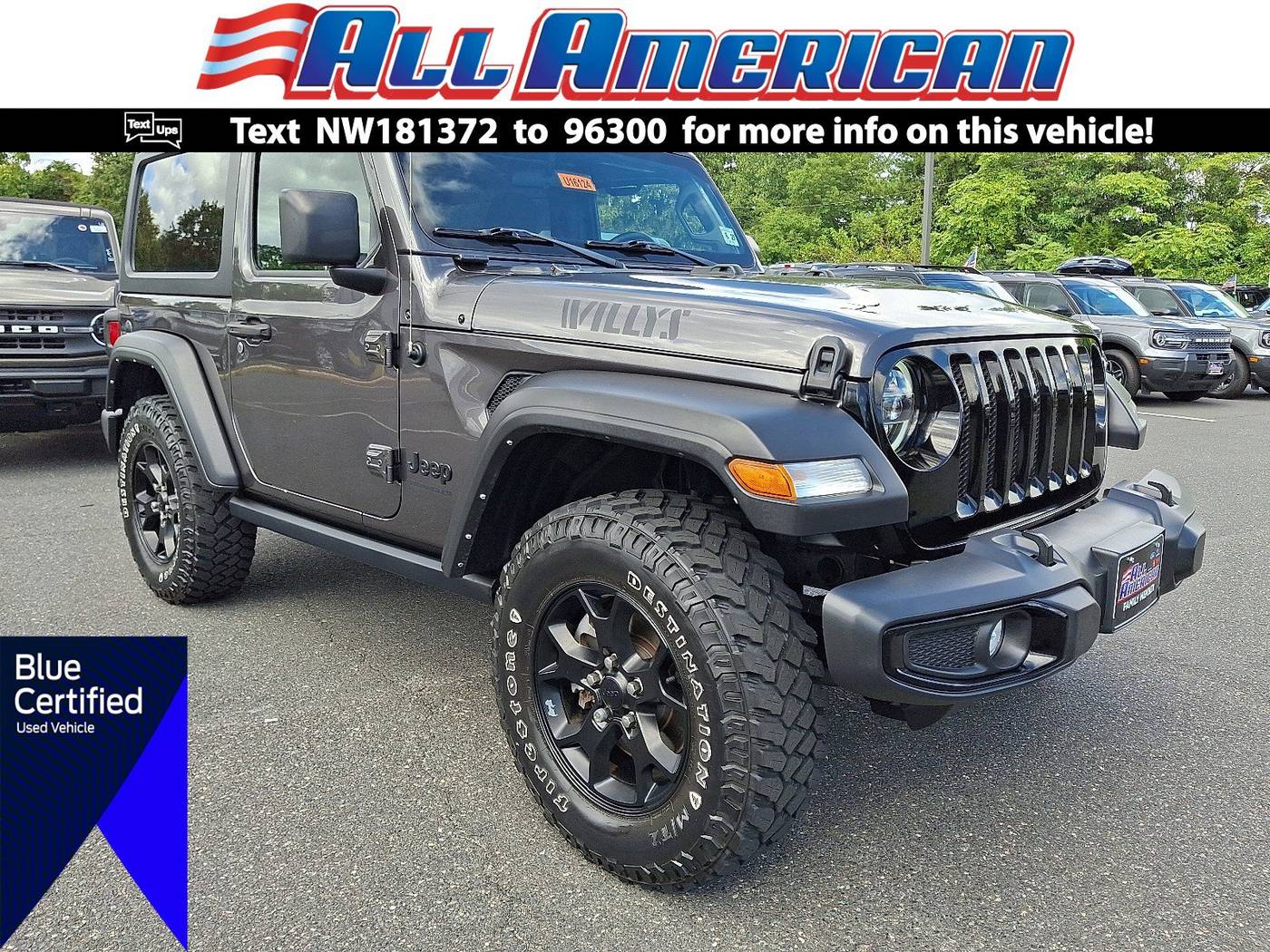2022 Jeep Wrangler Willys — SUV — 18,216 mi — Point Pleasant, NJ