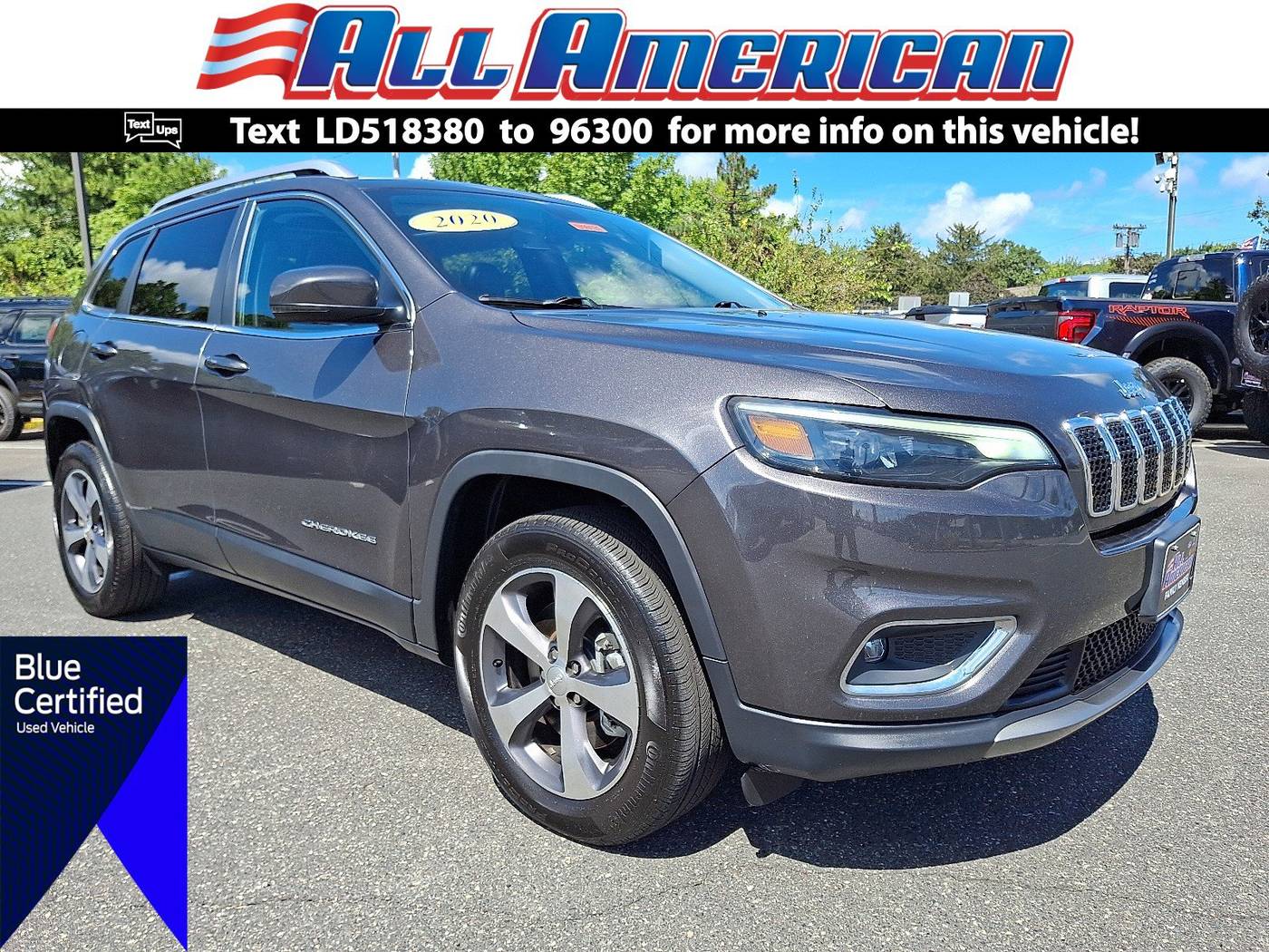 2020 Jeep Cherokee Limited — SUV — 53,467 mi — Point Pleasant, NJ
