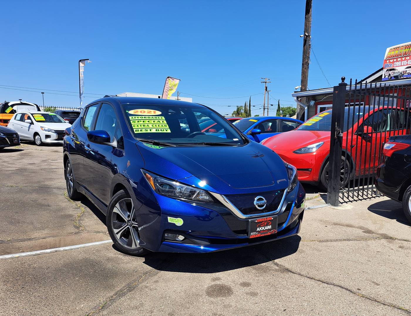 2021 Nissan LEAF SV — Hatchback — 28,504 mi — Manteca, CA