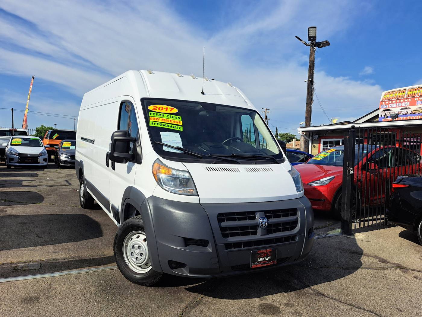 2017 Ram ProMaster Cargo Van 3500 — Cargo Van — 74,777 mi — Manteca, CA