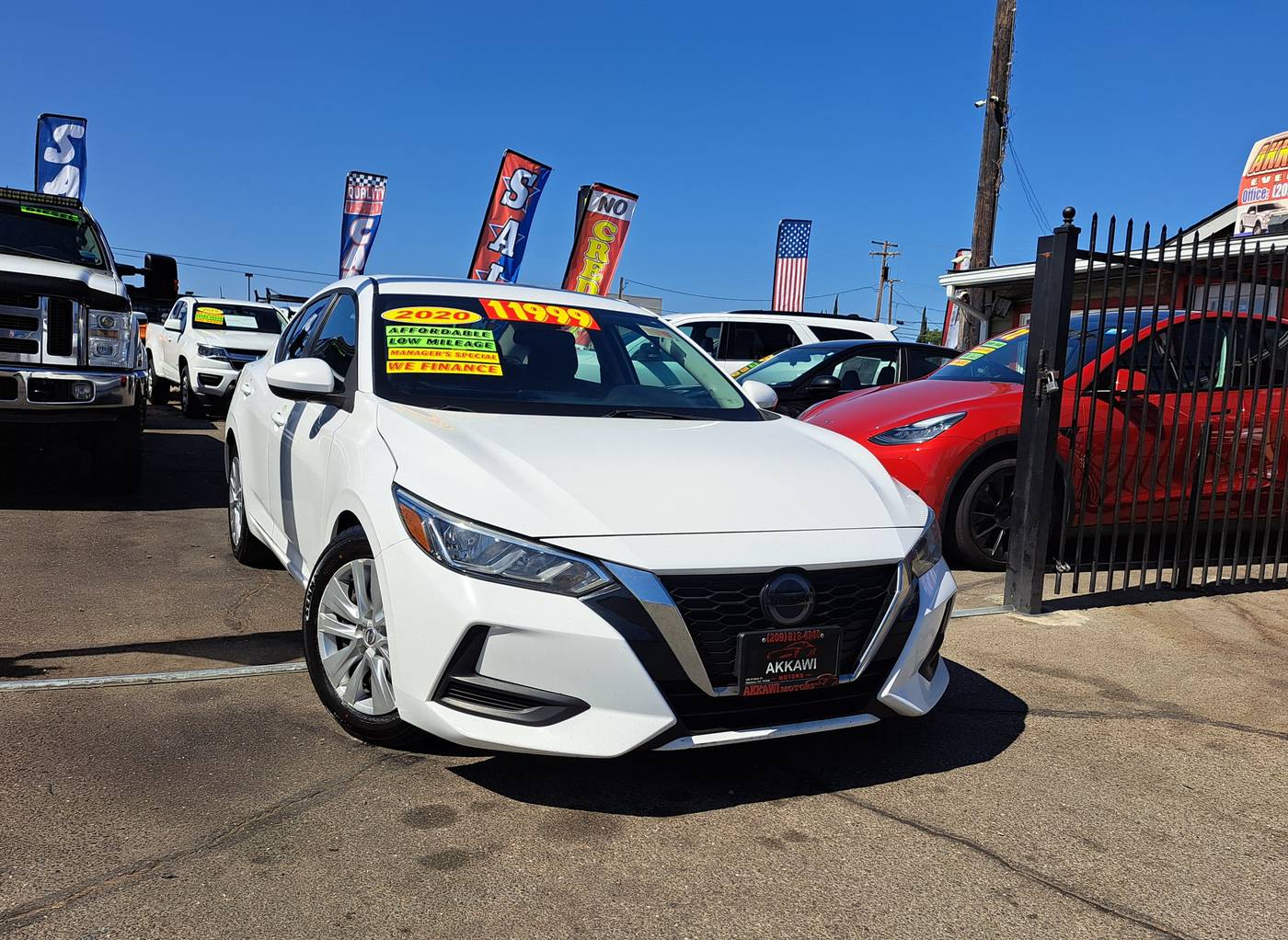 2020 Nissan Sentra S — Sedan — 66,397 mi — Manteca, CA