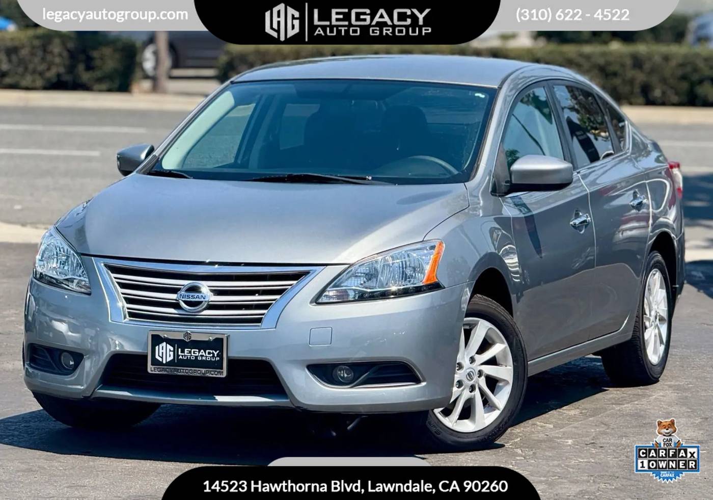 2014 Nissan Sentra SV — Sedan — 74,251 mi — Lawndale, CA