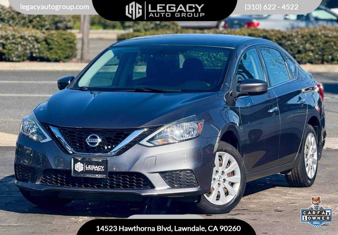 2016 Nissan Sentra SV — Sedan — 48,272 mi — Lawndale, CA