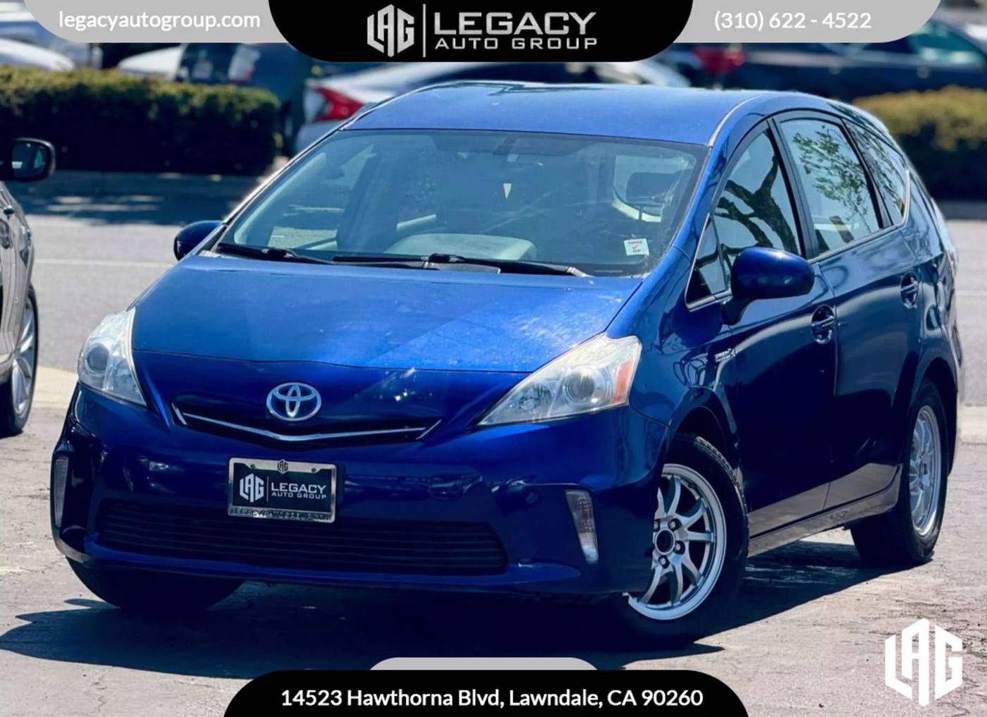 2012 Toyota Prius v Three — Wagon — 98,554 mi — Lawndale, CA