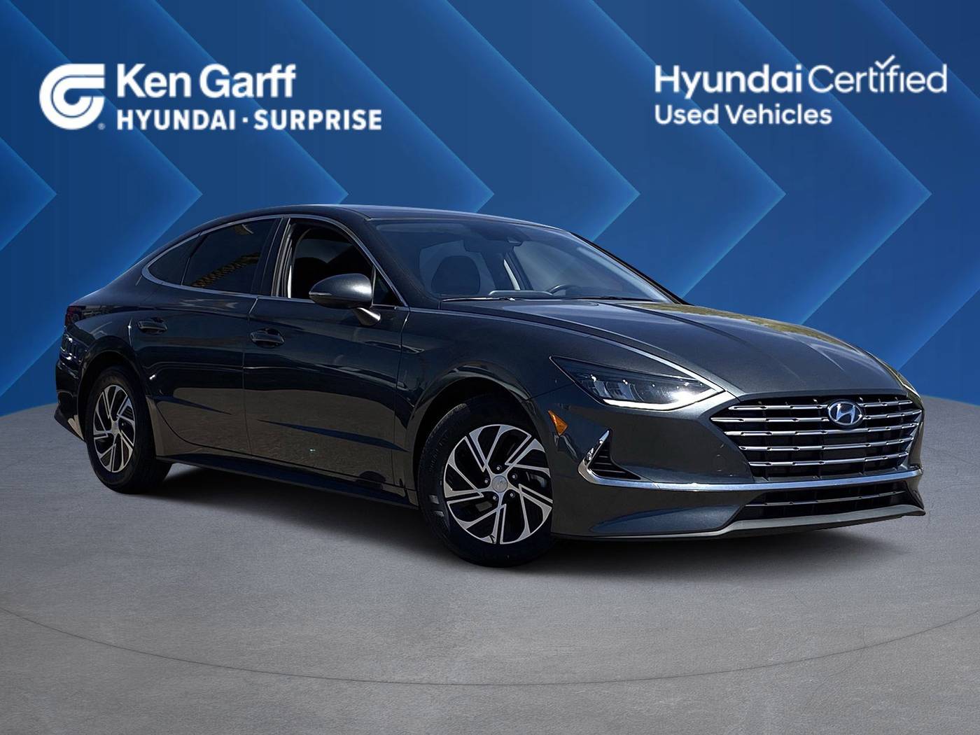 2023 Hyundai Sonata Hybrid Blue — Sedan — 58,150 mi — Surprise, AZ