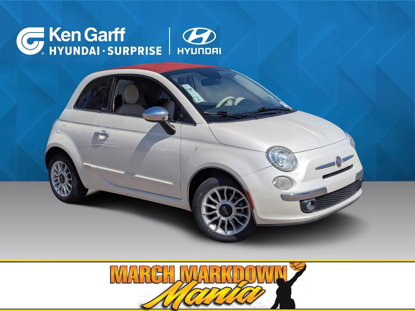 2015 FIAT 500 Lounge — Convertible — 86,352 mi — Surprise, AZ