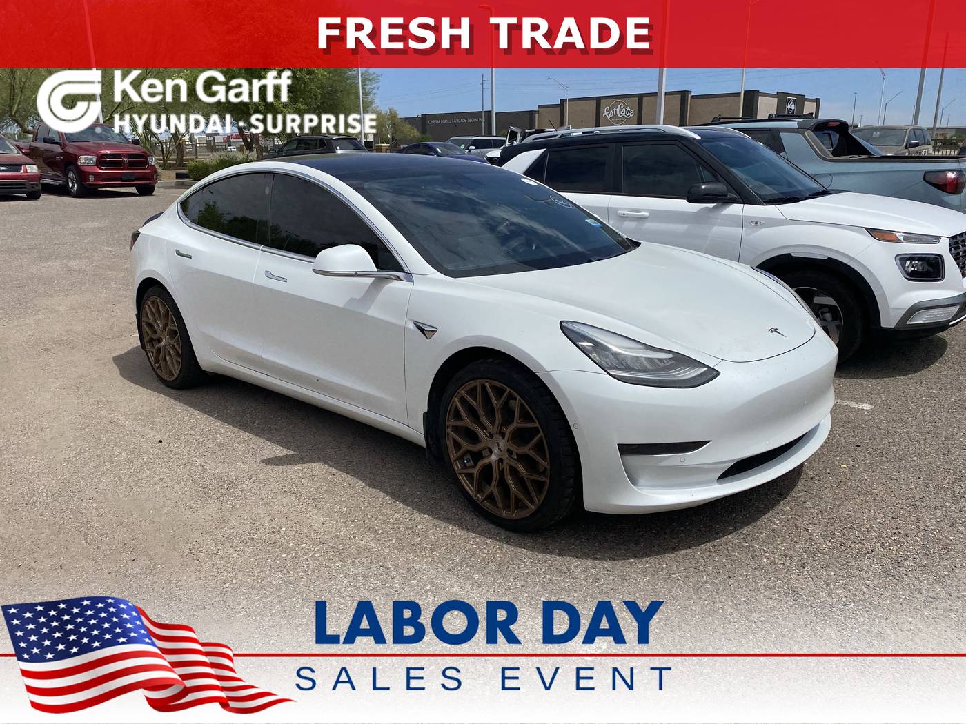 2019 Tesla Model 3 Mid Range — Sedan — 60,603 mi — Surprise, AZ