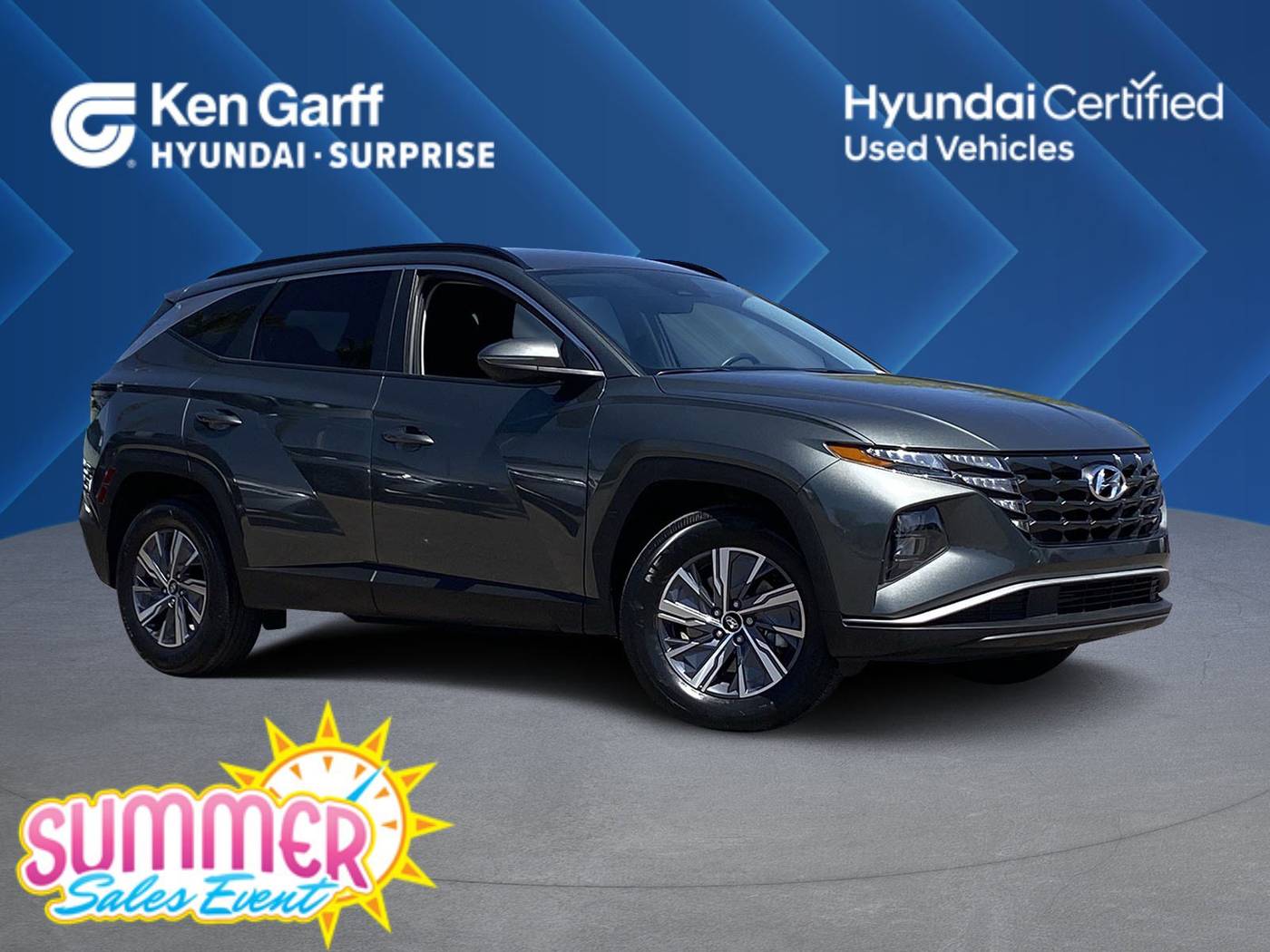 2023 Hyundai Tucson Hybrid Blue — SUV — 43,665 mi — Surprise, AZ