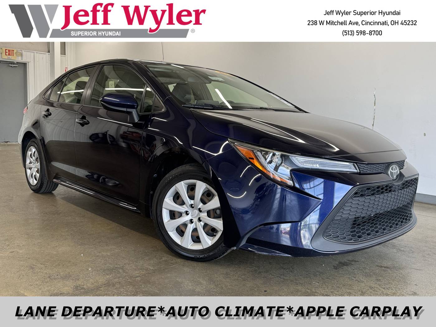 2020 Toyota Corolla LE — Sedan — 72,982 mi — Cincinnati, OH