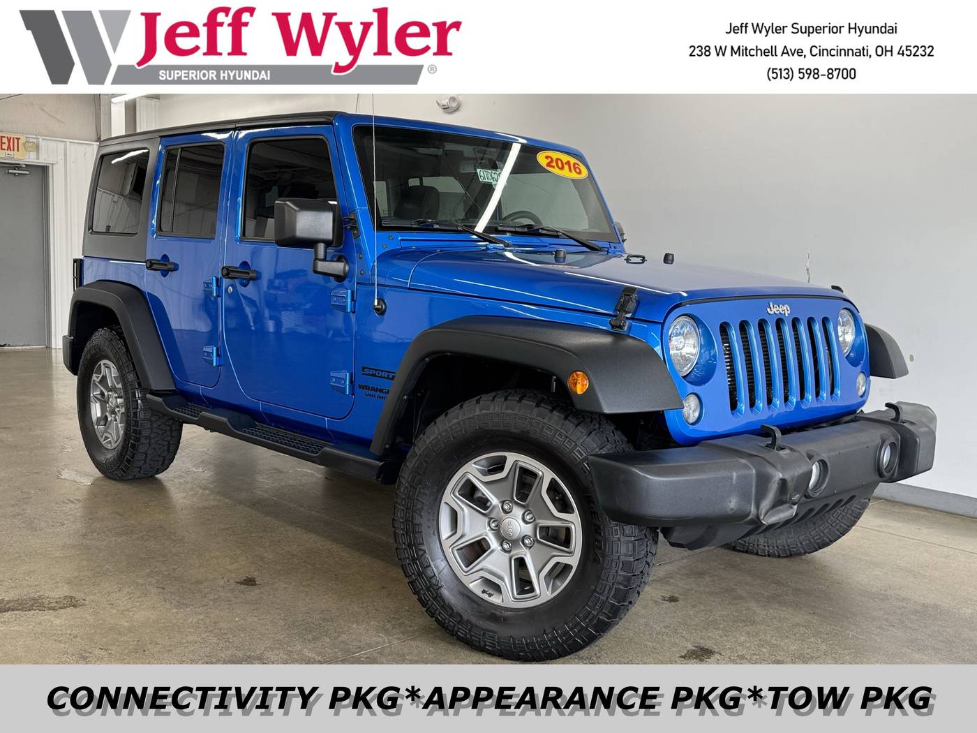 2016 Jeep Wrangler Sport — SUV — 133,312 mi — Cincinnati, OH