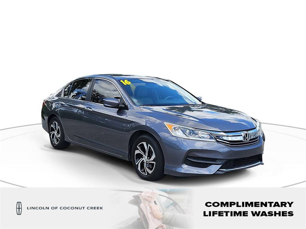 2016 Honda Accord LX — Sedan — 82,539 mi — Coconut Creek, FL