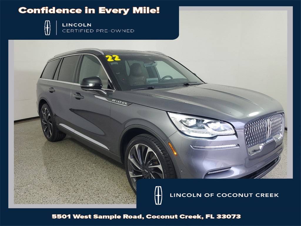 2022 Lincoln Aviator Reserve — SUV — 49,680 mi — Coconut Creek, FL