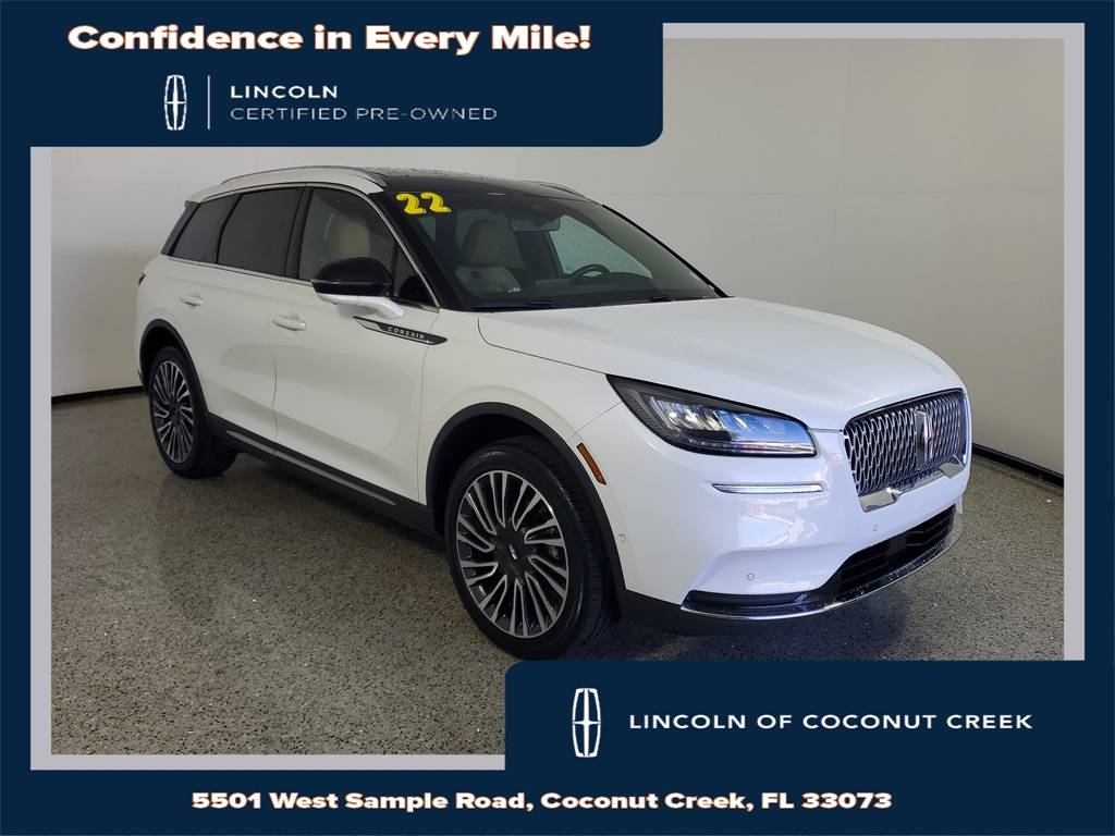 2022 Lincoln Corsair Reserve — SUV — 30,124 mi — Coconut Creek, FL