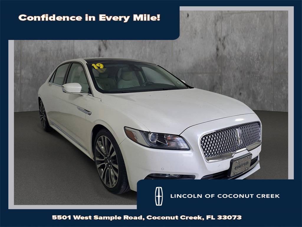 2019 Lincoln Continental Select — Sedan — 30,183 mi — Coconut Creek, FL