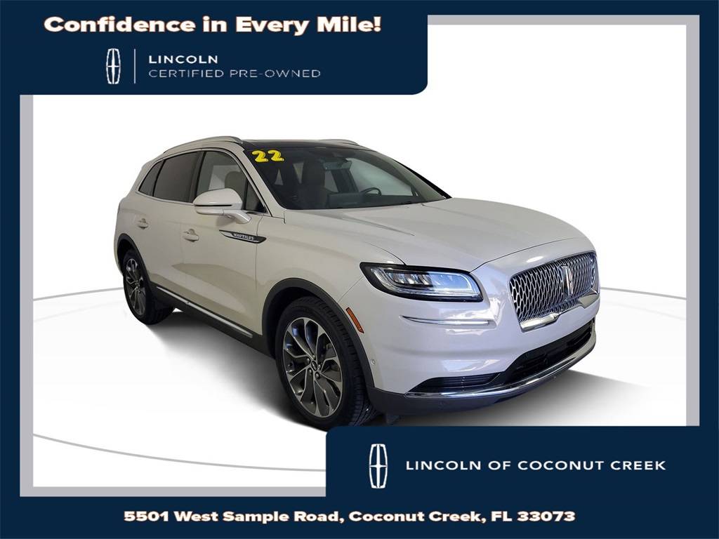 2022 Lincoln Nautilus Reserve — SUV — 30,504 mi — Coconut Creek, FL
